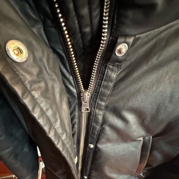 SOIA & KYO Women’s Black Parka, Size Medium - Picture 12 of 12